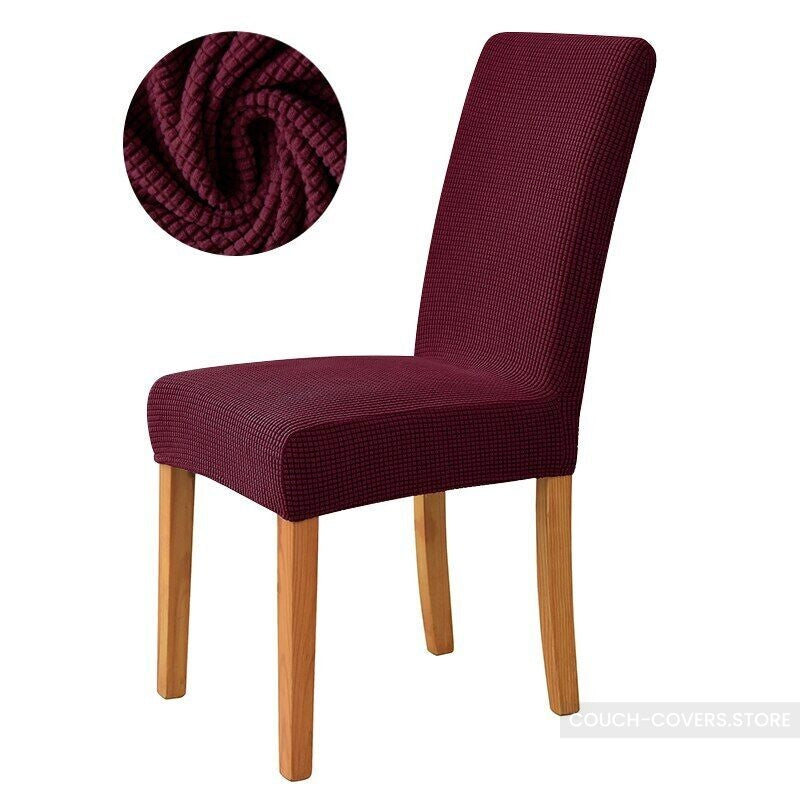 Dark Red Chair Covers