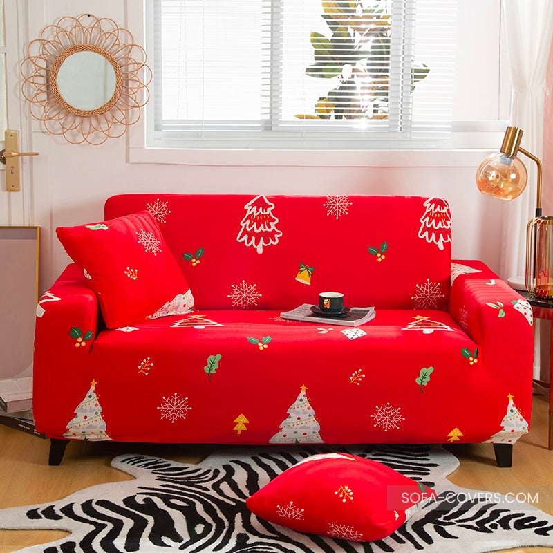 Christmas couch cover