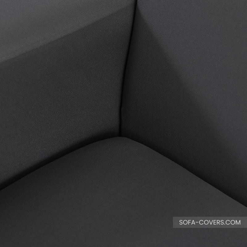 Dark grey couch cover sectional