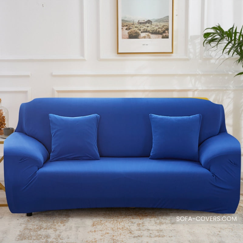 Royal blue loveseat cover