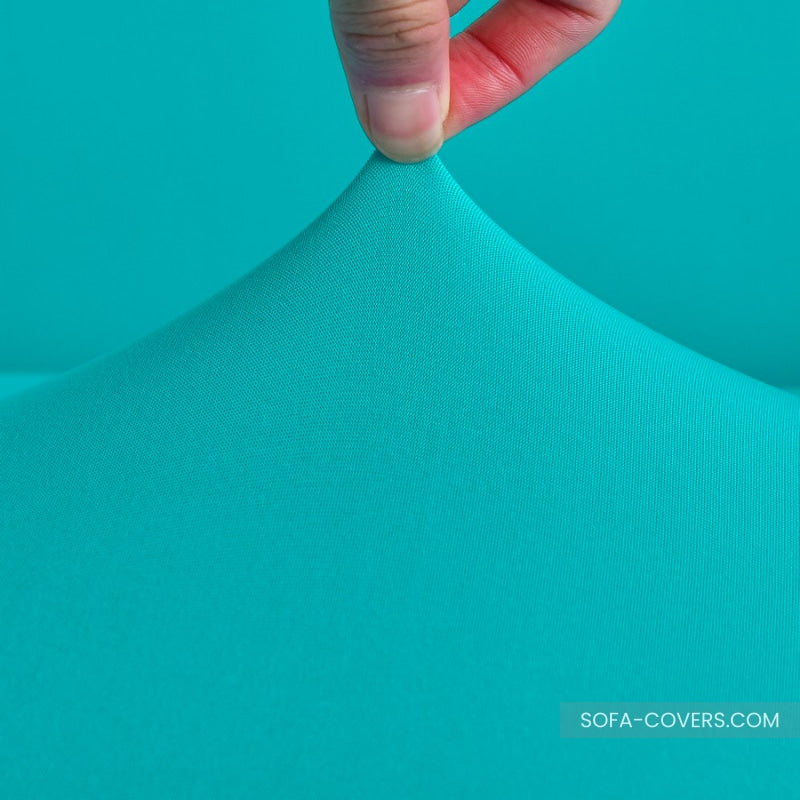 Turquoise couch cover