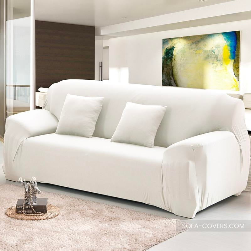 White loveseat cover