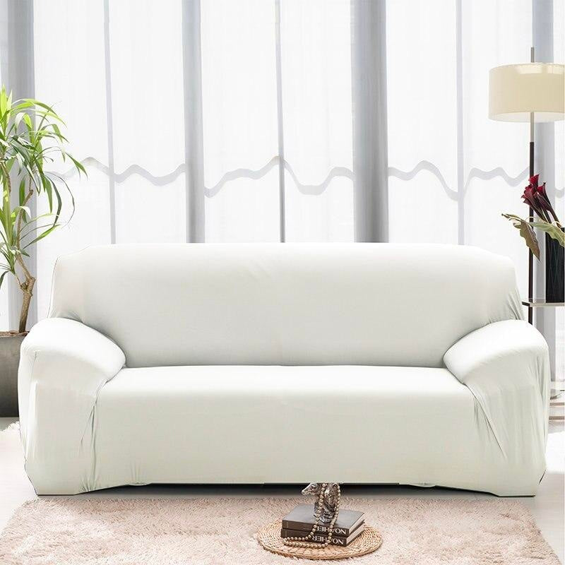 White loveseat cover