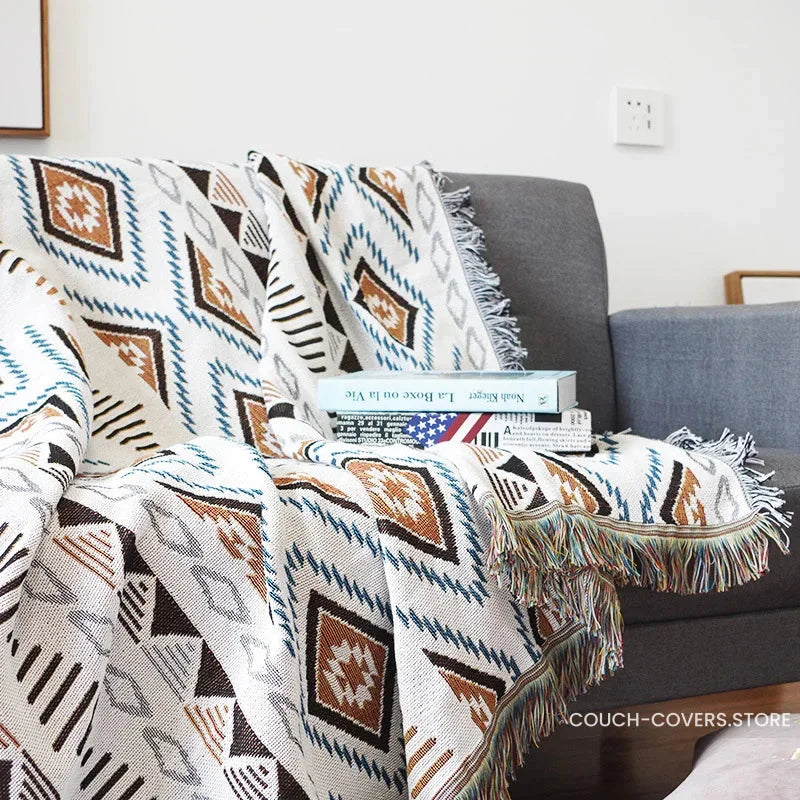 Boho Couch Cover Throw