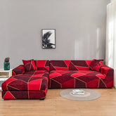 Bright Red Couch Cover