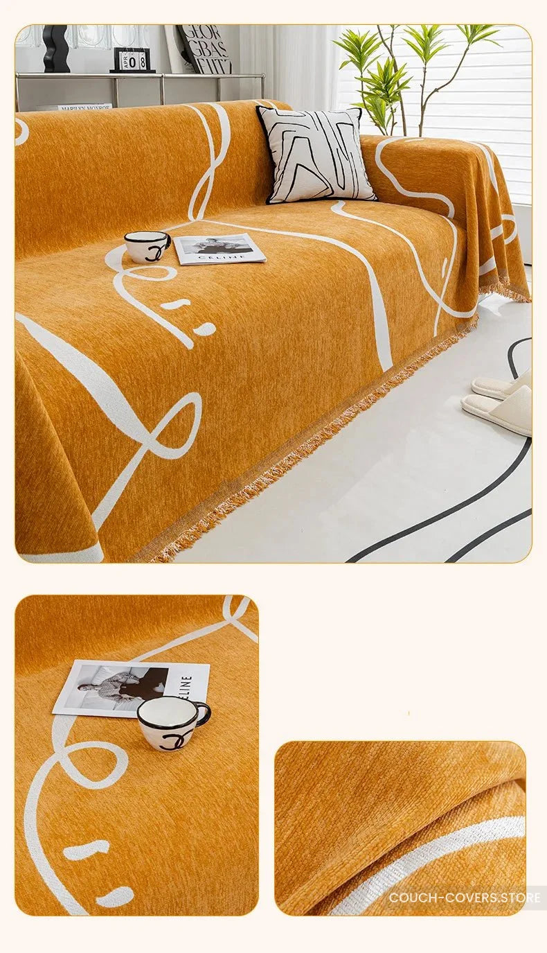 Chenille Couch Cover