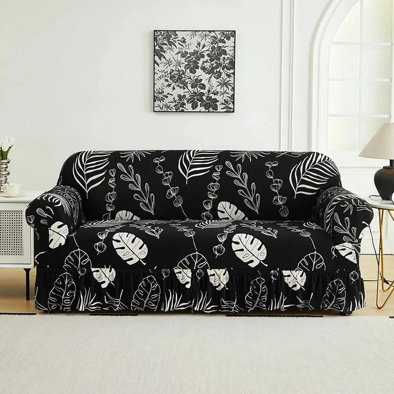 Couch Cover With Skirt