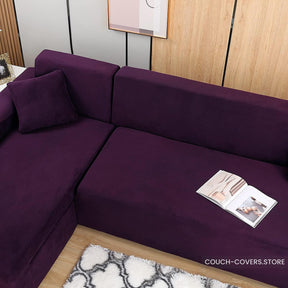Dark Purple Couch Cover
