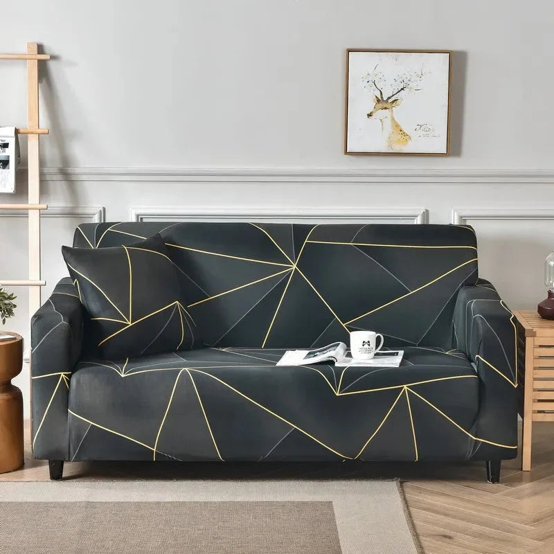 Geometric Couch Cover