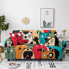 Kids couch cover 1 seat (35-55’’ | 90-140cm) / Cartoon