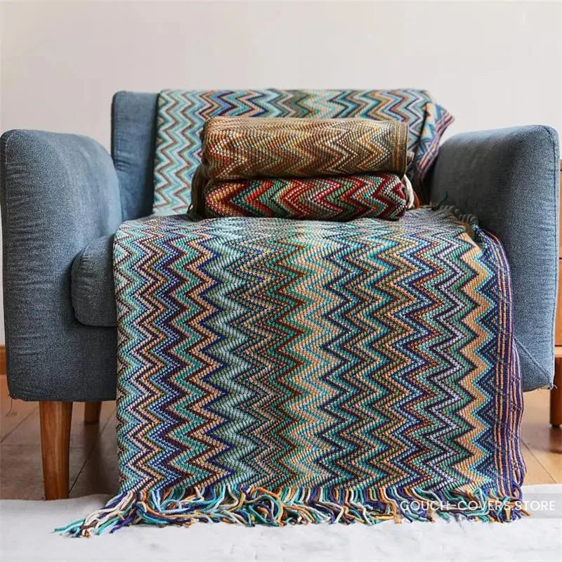 Knitted Couch Throw