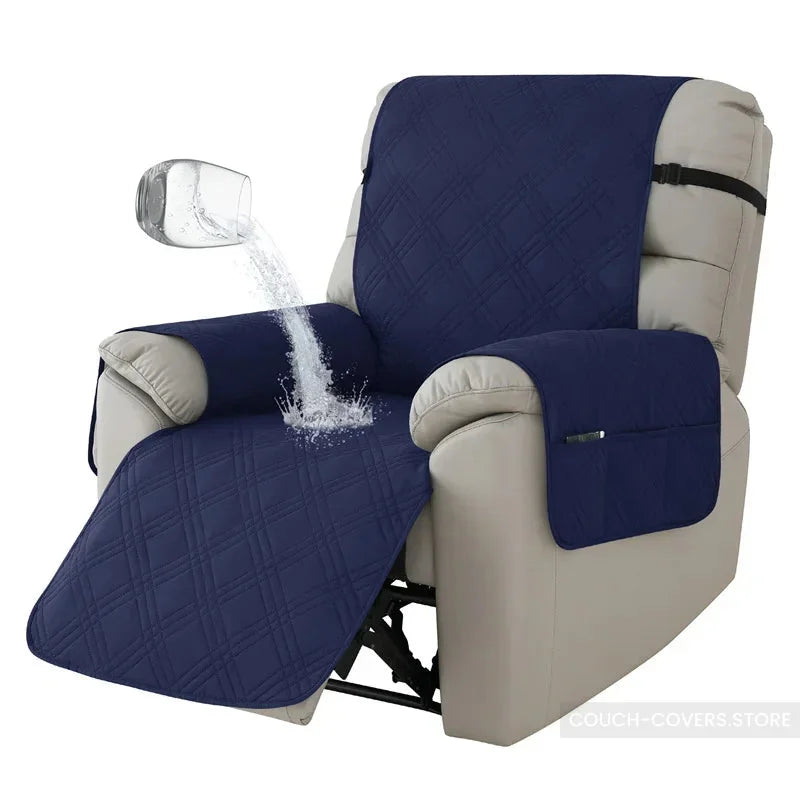 Non Slip Recliner Covers Navy