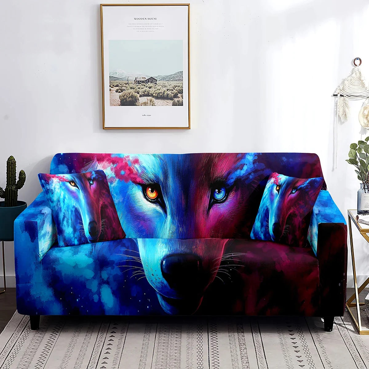 Wolf Couch Cover