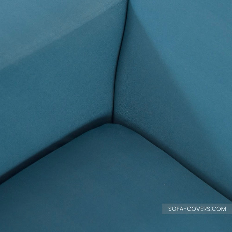 Blue grey couch cover