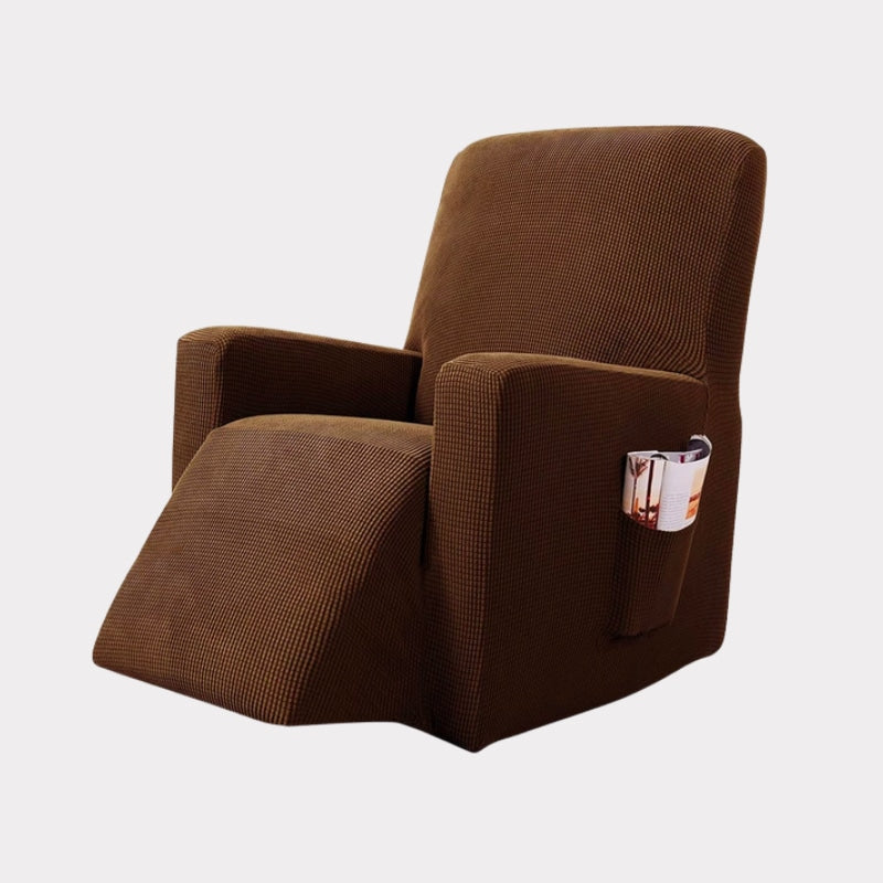 Brown recliner chair cover