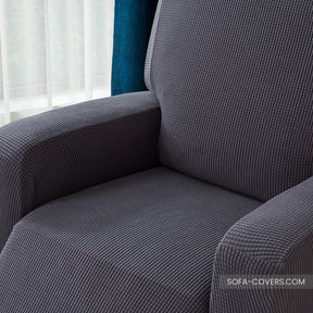 Grey recliner chair cover