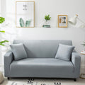 Light grey loveseat cover