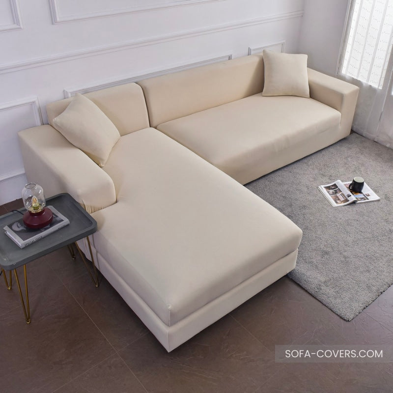 Off white sofa cover