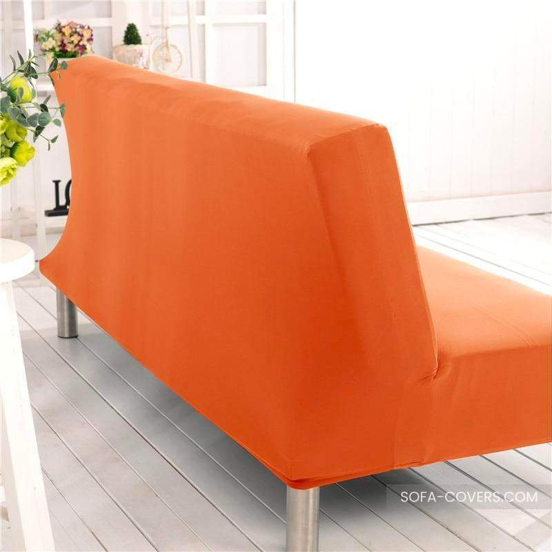 Orange futon cover