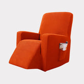 Orange recliner chair cover