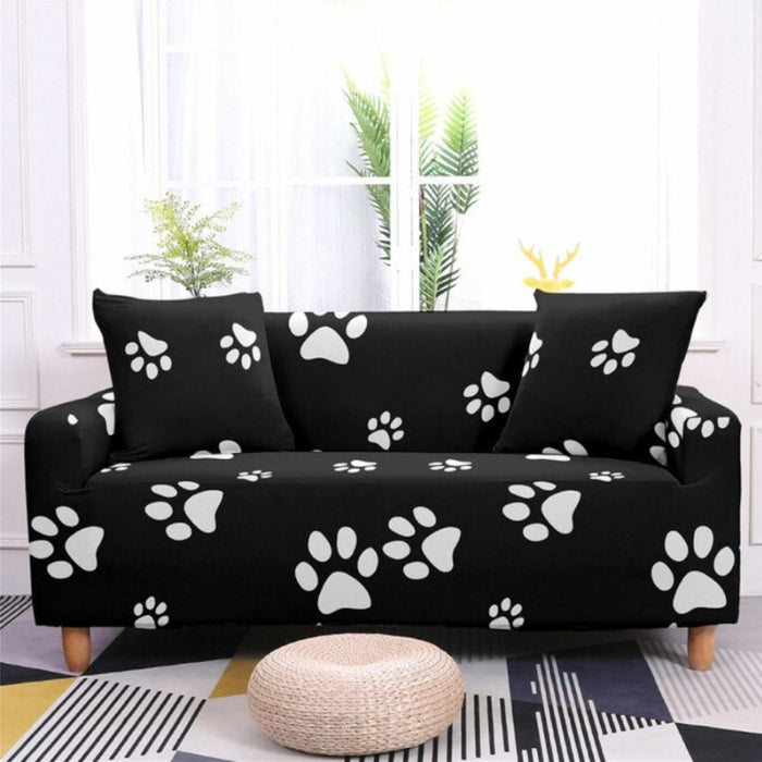 Paw print couch cover Couch Covers