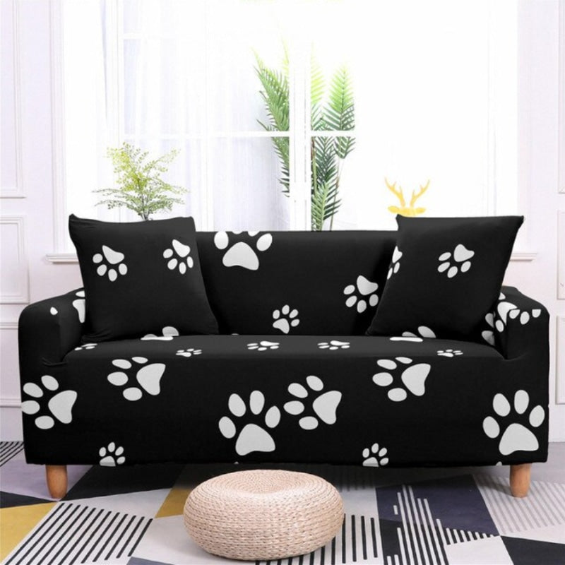 Paw print couch cover