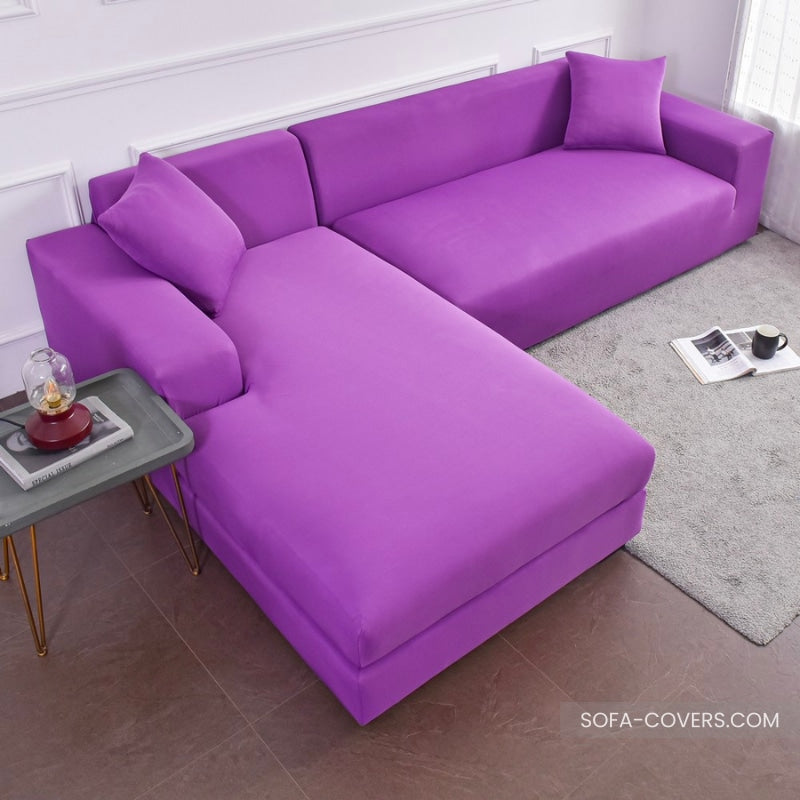 Purple couch cover