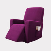 Purple recliner chair cover