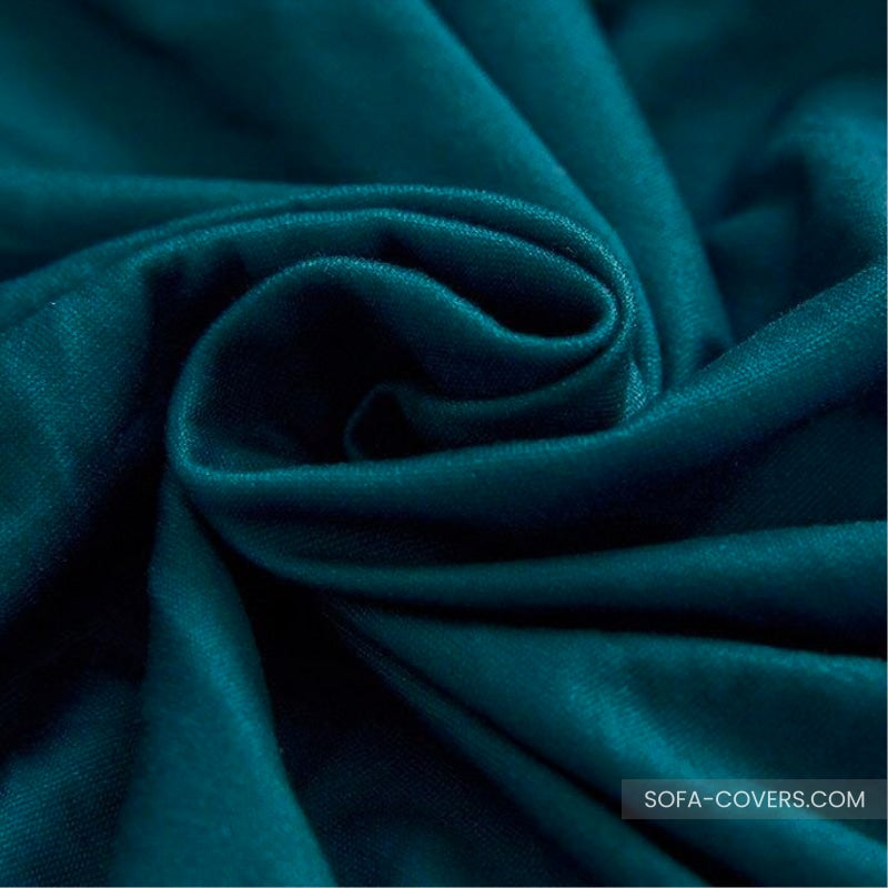 Teal couch cover