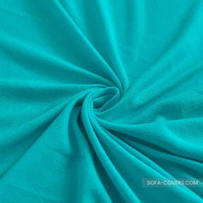 Turquoise couch cover