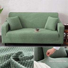 Waffle couch cover