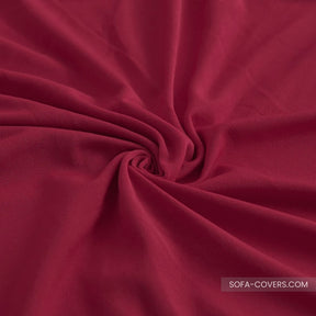 Wine red sofa cover