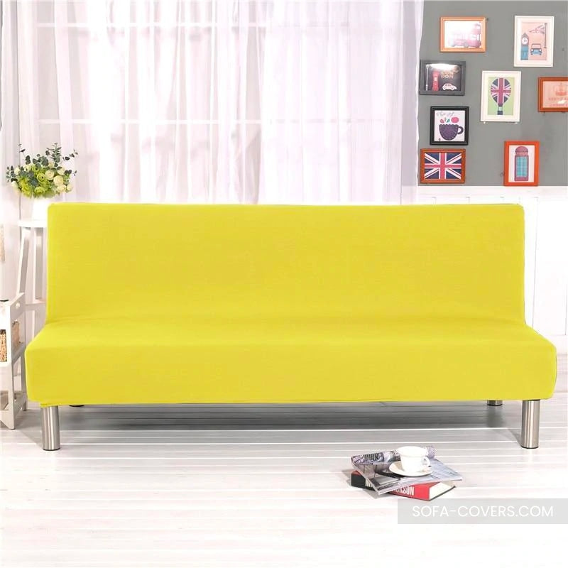 Yellow futon cover